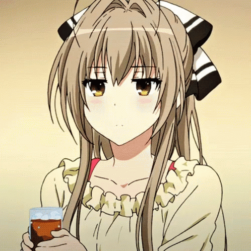 Drink Tea Smug Face GIF - Drink Tea Smug Face Anime GIFs