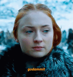 Godammit GIF - Game Of Thrones Sansa Stark Goddammit GIFs