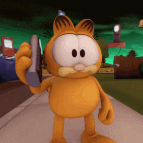 The Garfield Show Garfield GIF - The Garfield Show Garfield Cat GIFs