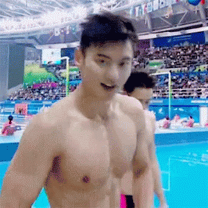 游泳，跳水，帅哥，奥运会，宁泽涛 GIF - Swim Olympic Jump Water GIFs