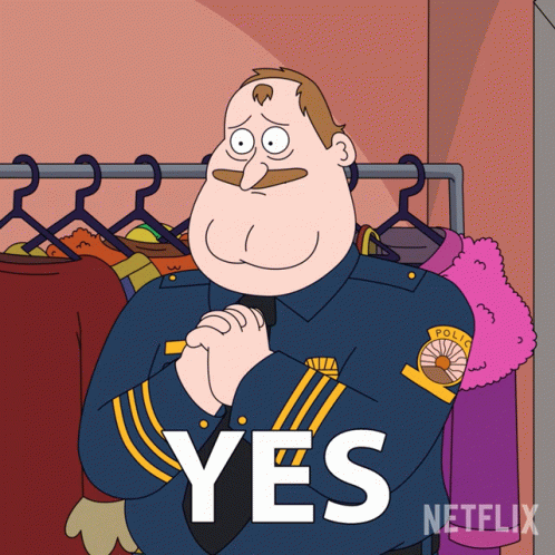 Yes Yes Chief Crawford GIF - Yes Yes Chief Crawford Paradise Pd GIFs