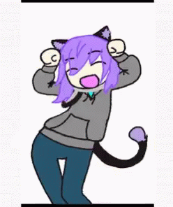 Anime Dancing GIF - Anime Dancing Cute Cat GIFs