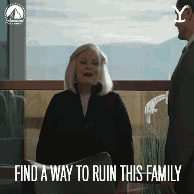 Find A Way To Ruin This Family Caroline Warner GIF - Find A Way To Ruin This Family Caroline Warner Yellowstone GIFs