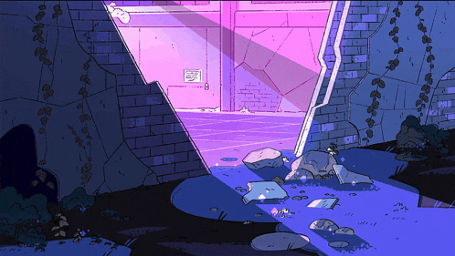 a cartoon drawing of a brick wall with a sign that says no smoking