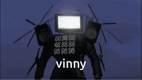 the word vinny that is on a computer