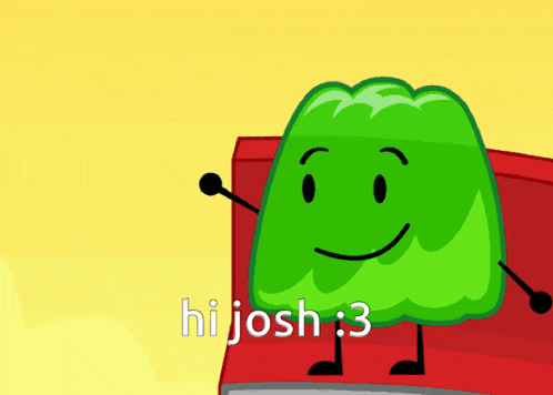 a green cartoon character with the words hijosh 3 on the bottom