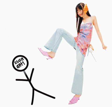 a woman is standing on a stick figure with a circle that says sega anti