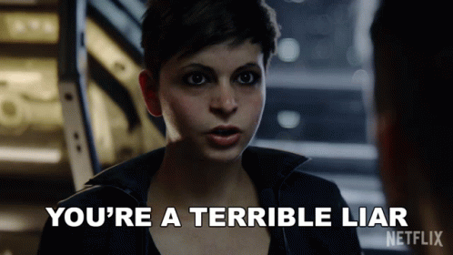Youre A Terrible Liar Suzy GIF - Youre A Terrible Liar Suzy Beyond The Aquila Rift GIFs