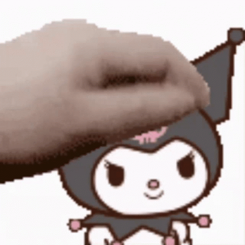 Kuromi Sanrio GIF - Kuromi Sanrio Head Pet GIFs