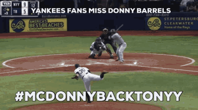 Mcdonny Donny Barrels GIF - Mcdonny Donny Barrels Yankees GIFs