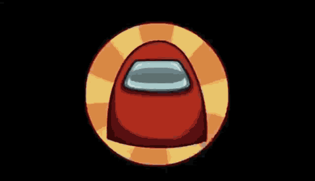 a red among us character is holding a finger to his mouth and saying shh .