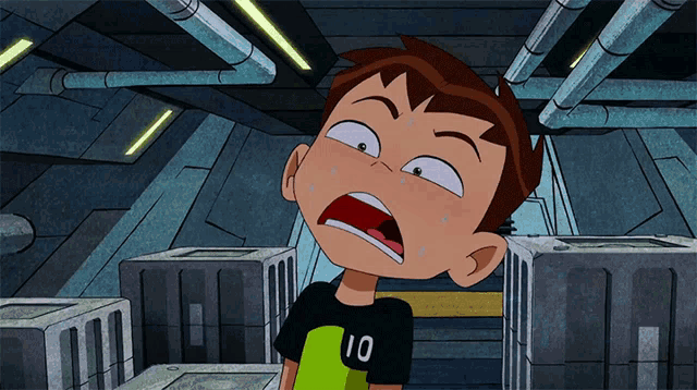 a cartoon character with the number 10 on their shirt