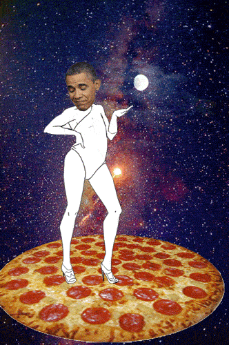 Pizza GIF - Obama Dance Single Ladies GIFs