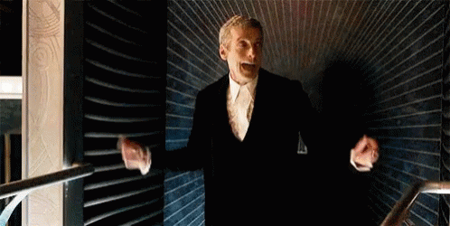 Doctor Who Peter Capaldi GIF - Doctor Who Peter Capaldi Silly Dance GIFs