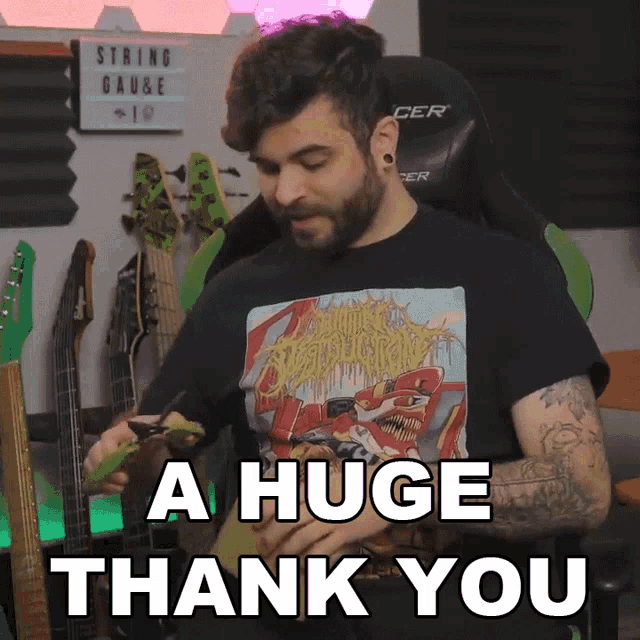 A Huge Thank You Andrew Baena GIF - A Huge Thank You Andrew Baena Thanks A Lot GIFs