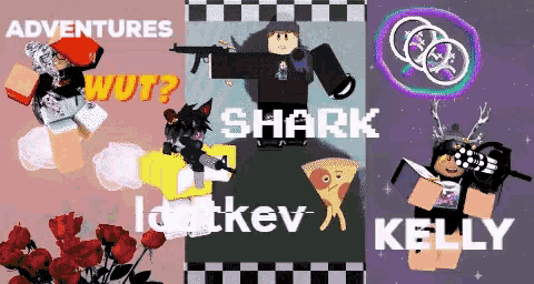 shark kelly and wut are the names of the characters