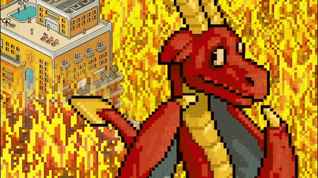 Habbo This Is Fine GIF - Habbo This Is Fine On Fire GIFs