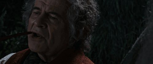 Bilbo Gandalf GIF - Bilbo Gandalf Lord Of The Rings GIFs