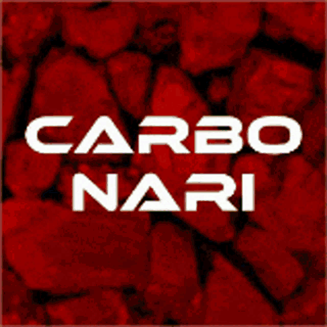 a pile of rocks with the words " carbo nari " written on them