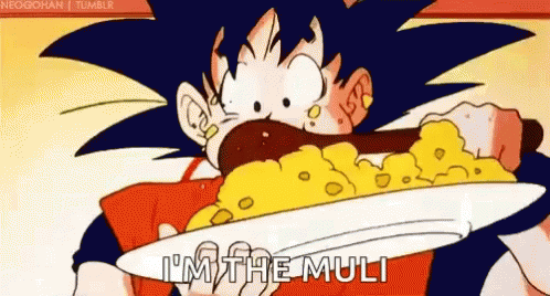 Dragon Ball Z Eating GIF - Dragon Ball Z Eating Goku GIFs