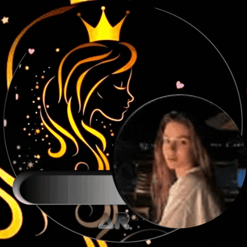a picture of a girl with a crown and the name lotus