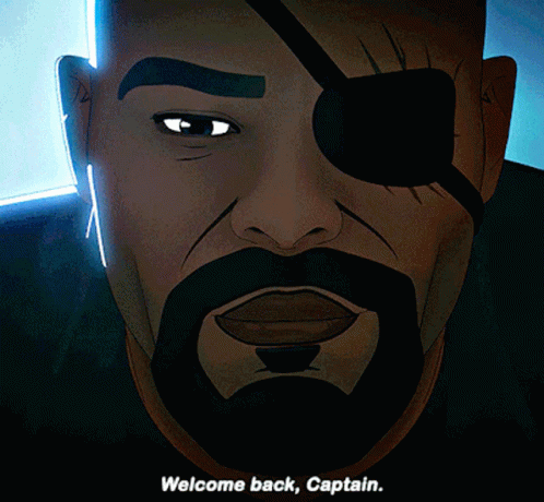 Marvels What If Nick Fury GIF - Marvels What If Nick Fury Welcome Back Captain GIFs