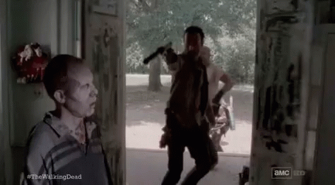 Headshot - Walking Dead GIF - Walking Dead Headshot Zombies GIFs