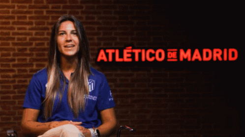 Marta Cardona Aupa Atleti GIF - Marta Cardona Aupa Atleti Atletico Madrid GIFs