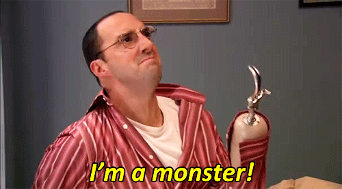 7. “acne” GIF - Arrested Development Buster Im A Monster GIFs