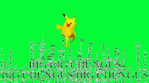 Pikachu Zalgo GIF - Pikachu Zalgo Chungus GIFs