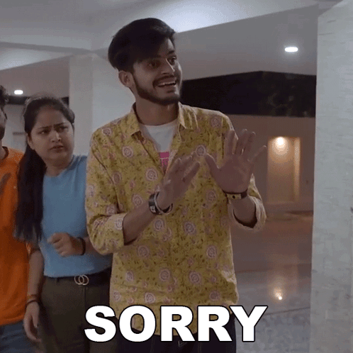 Sorry Sorry Sumit Bhyan GIF - Sorry Sorry Sumit Bhyan Maaf Karna GIFs