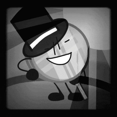 a magnifying glass wearing a top hat and holding a stick