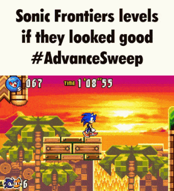 a screenshot of sonic frontiers levels if they looked good