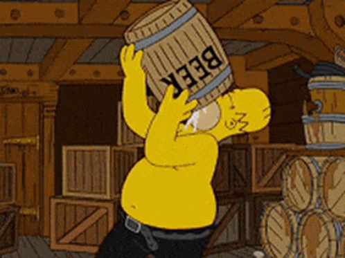Beer Chug GIF - Beer Chug Homer GIFs