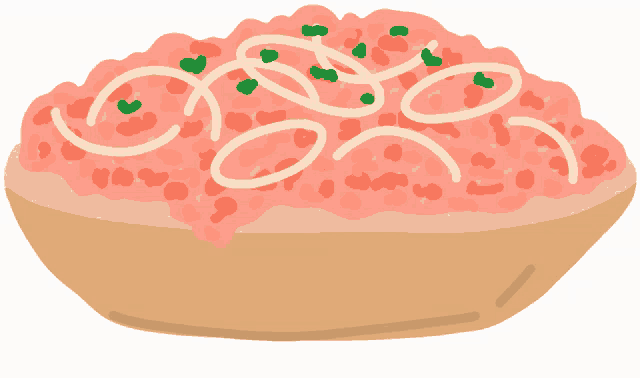 a cartoon drawing of a sandwich with the words mettbrotchenliebe written below it