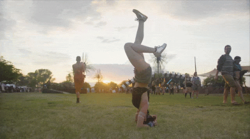 Headstand Lightning In A Bottle GIF - Headstand Lightning In A Bottle Upside Down GIFs