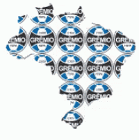 a map of brazil made out of soccer balls