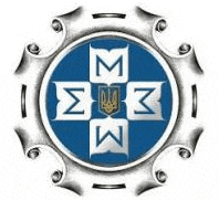 a blue and silver logo with a cross and a coat of arms .