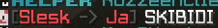 a blurry image of a text that says ' slesk ' on it