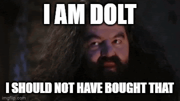 Hagrid Dolt GIF - Hagrid Dolt I Should Not Have Bought That GIFs