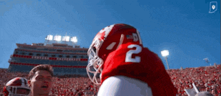 a football player with the number 2 on his back