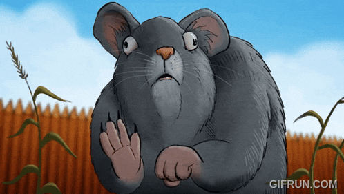 a cartoon of a mouse with the website gifrun.com in the bottom right corner