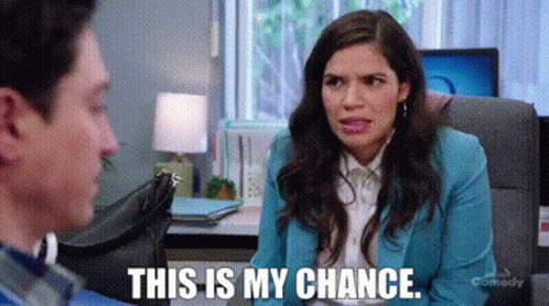 Superstore Amy Sosa GIF - Superstore Amy Sosa This Is My Chance GIFs