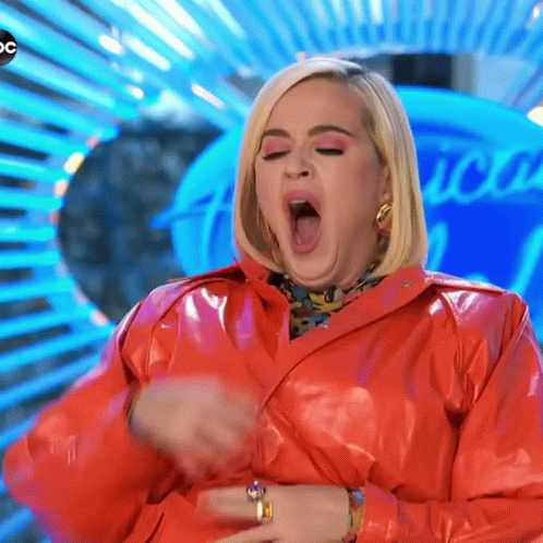 Yawning Katy Perry GIF - Yawning Katy Perry Idols Global GIFs