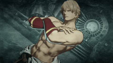 a drawing of a man without a shirt with a circle in the background