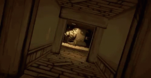 Scary Fear The Machine GIF - Scary Fear The Machine Bendy And The Ink Machine GIFs