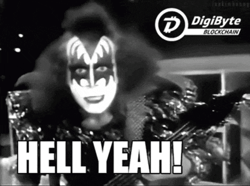 a black and white image of a man with a mask and the words " hell yeah " on the bottom
