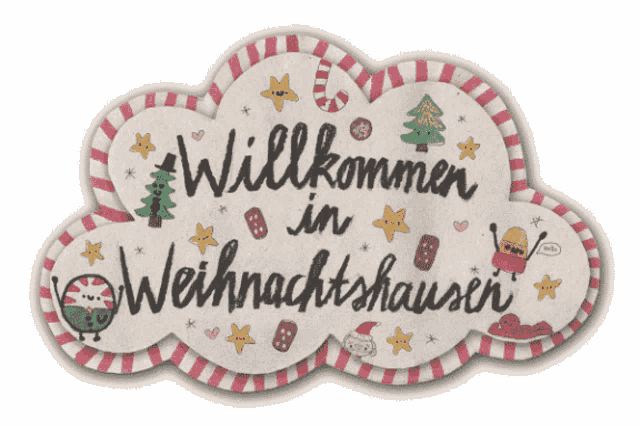 Willkommen In Weihnachtshausen We Love You GIF - Willkommen In Weihnachtshausen We Love You Welcome To Christmas House GIFs