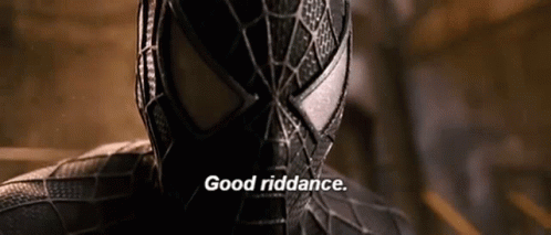 Spider Man Good Riddance GIF - Spider Man Good Riddance Spider Man3 GIFs