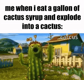 Cactus Syrup GIF - Cactus Syrup Pvz GIFs